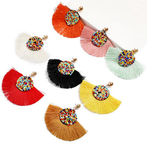 Korean Style Beaded Earrings