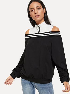 Zip Front Sweatshirt