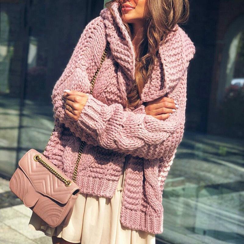 Knitted Sweater Coat