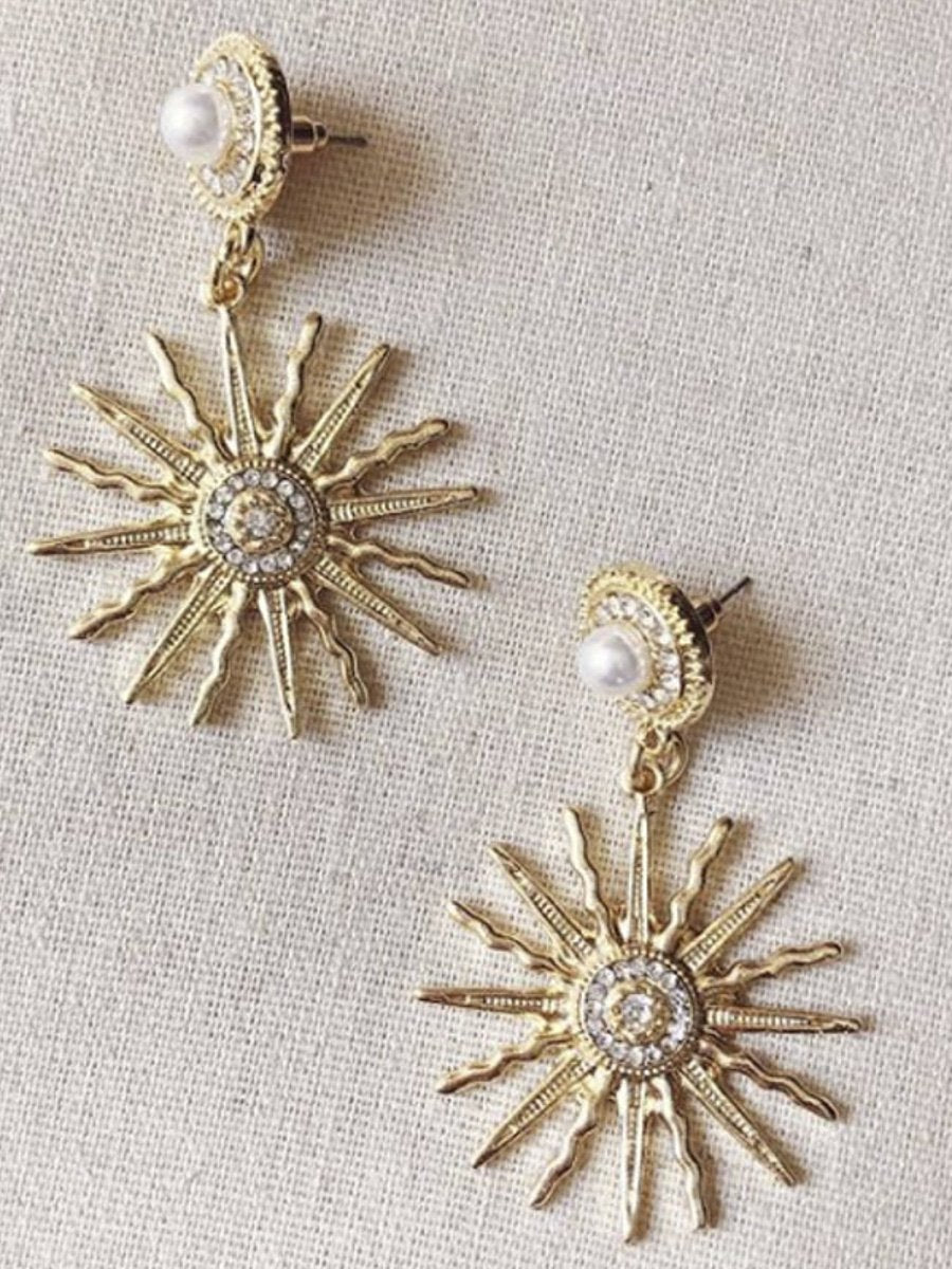 Trendy Sunflower earrings