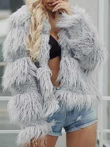 Warm Faux Fur Coat