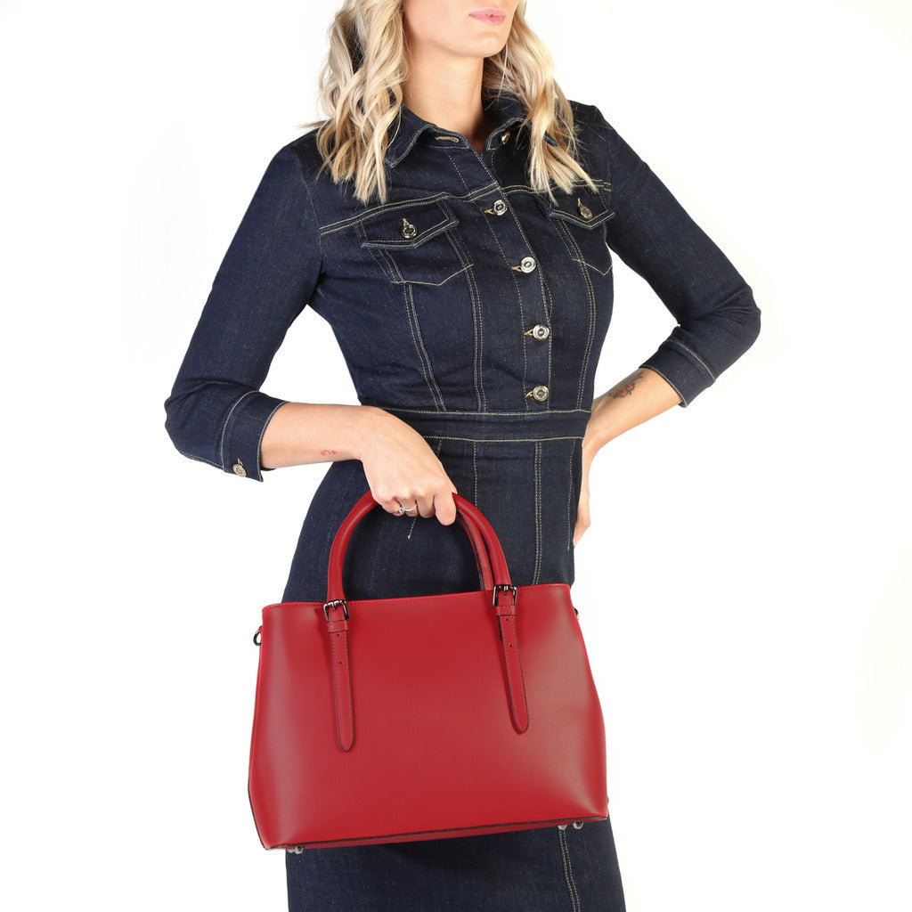 Removable Strap Leather Handbag