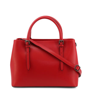 Removable Strap Leather Handbag