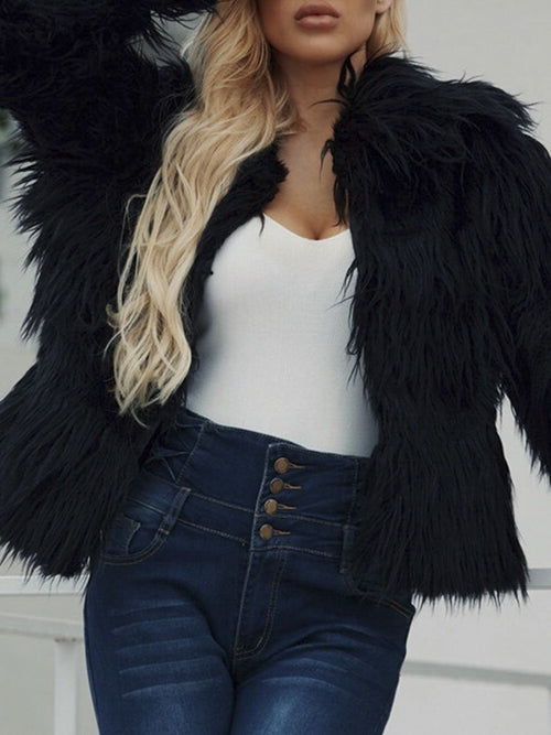 Warm Faux Fur Coat