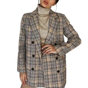 Elegant blazer coat tweed