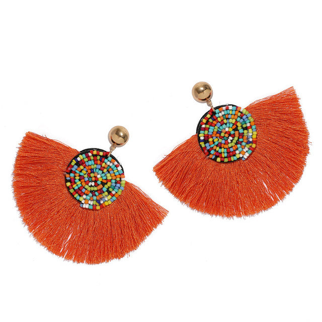 Korean Style Beaded Earrings