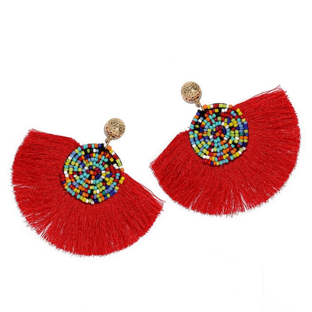 Korean Style Beaded Earrings