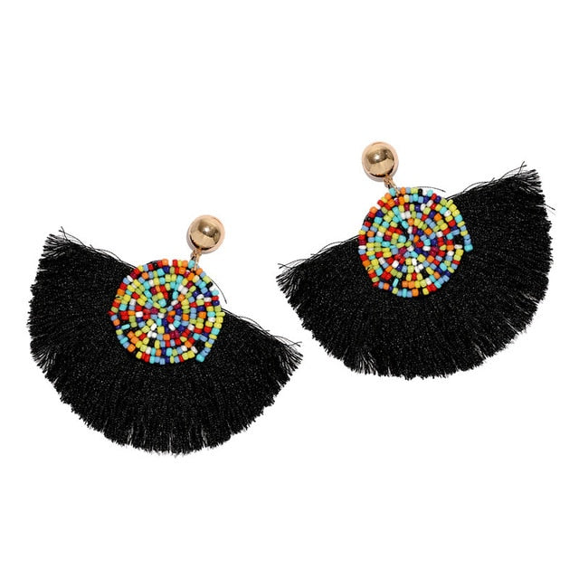 Korean Style Beaded Earrings