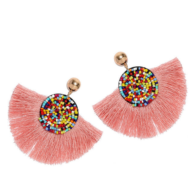 Korean Style Beaded Earrings