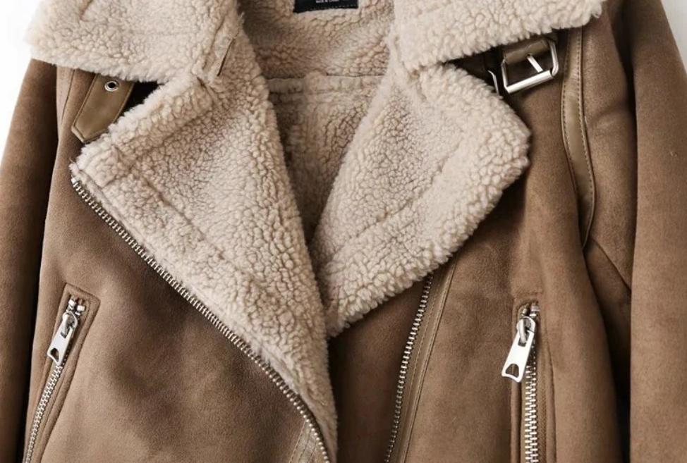 Faux Sheepskin Jacket