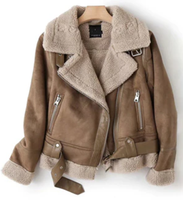 Faux Sheepskin Jacket