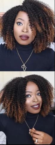 Short Afro Kinky Curly Wig