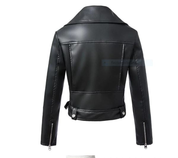 Black Faux Leather Jacket