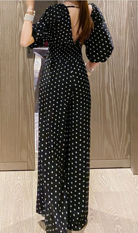 Sexy Polka Dot Jumpsuit