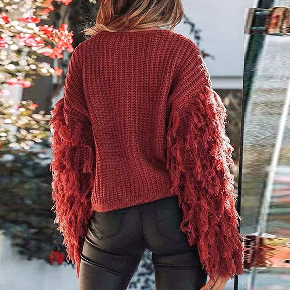 Fringe Sleeves  Sweater