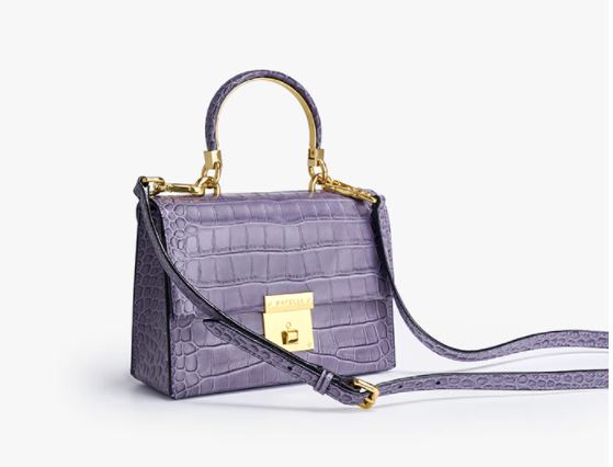 Crocodile Grain Handbag