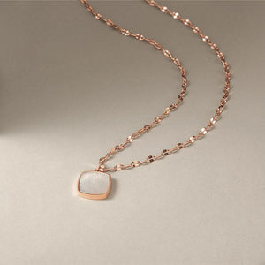 Square Opal Necklace