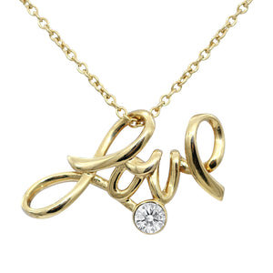 Gold Plated Love Necklace