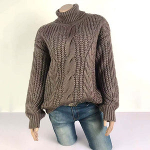 Turtleneck women  knitted sweater