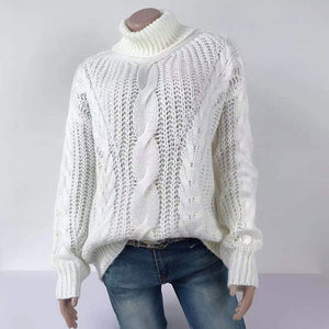 Turtleneck women  knitted sweater