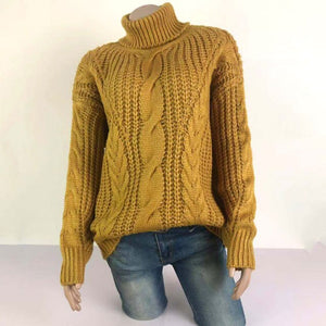 Turtleneck women  knitted sweater