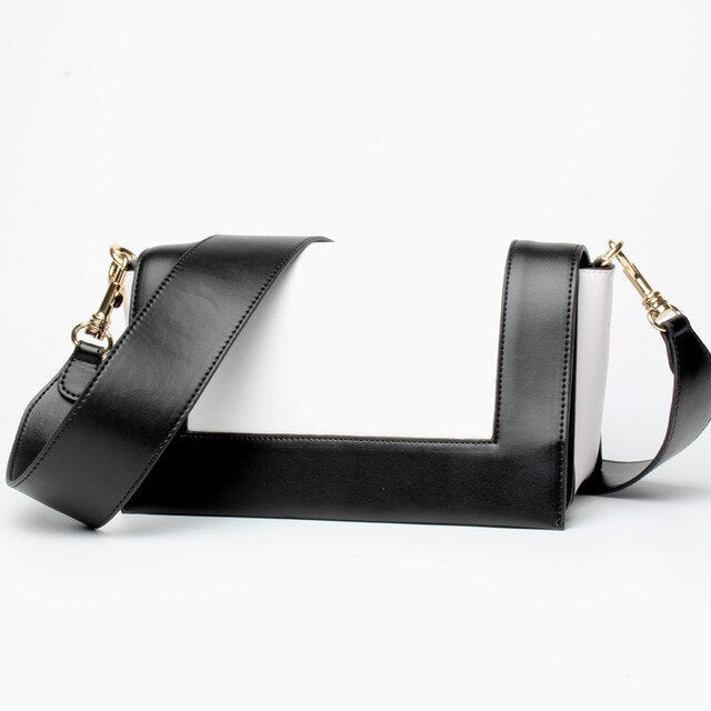 Panelled Leather Bag