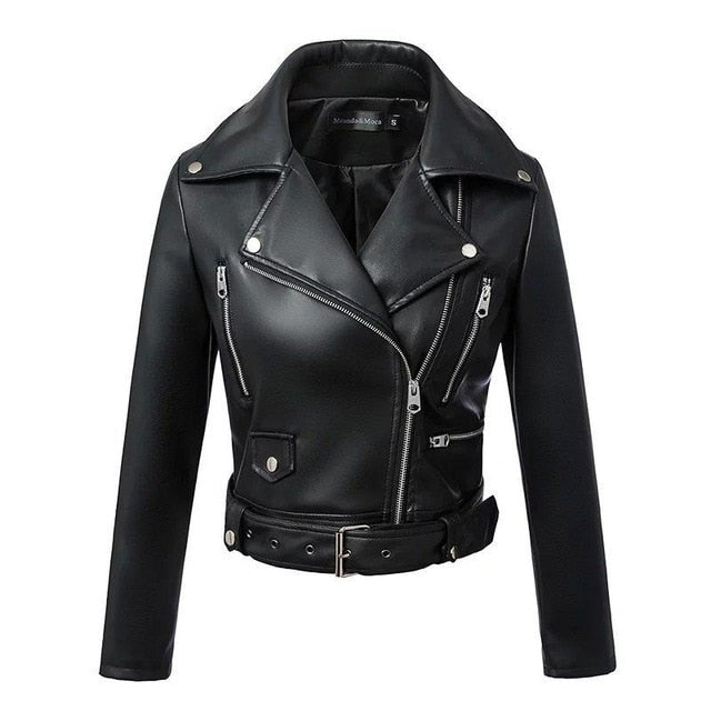 Black Faux Leather Jacket