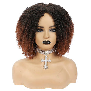 Short Afro Kinky Curly Wig