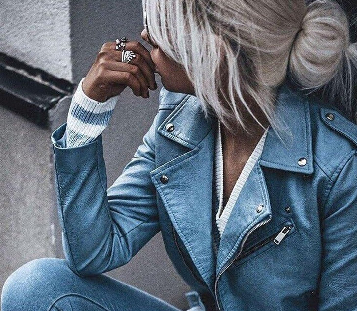 Faux Leather Jacket