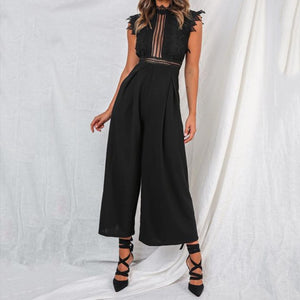 Sleeveless Ruffled Jumpsuit