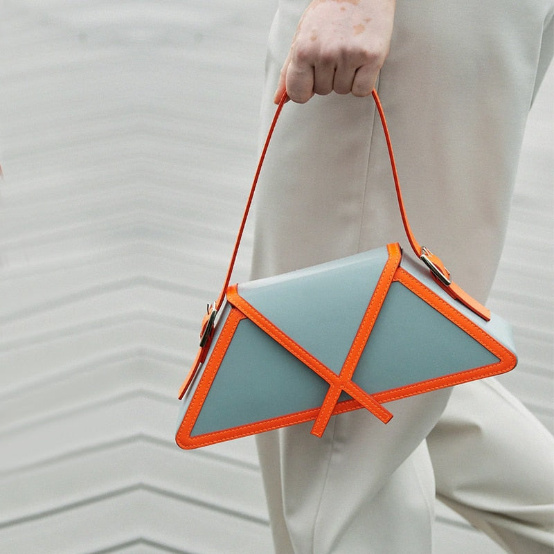 Trapezoid Underarm Designer bag