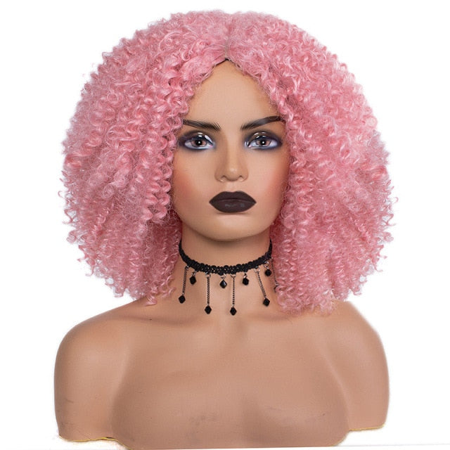 Short Afro Kinky Curly Wig