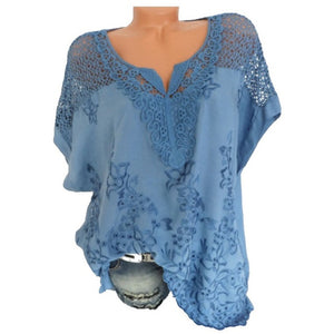 Summer Short Sleeve Blouse