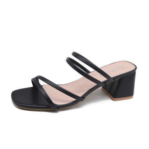 Open Toe Slides Party Shoes