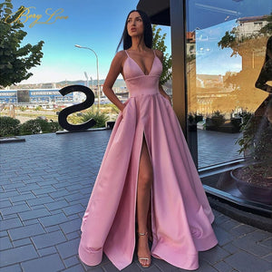 Sexy Satin Evening Dress