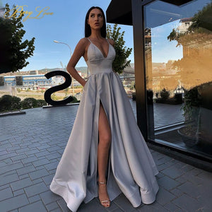 Sexy Satin Evening Dress