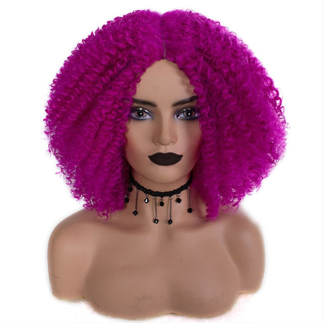 Short Afro Kinky Curly Wig