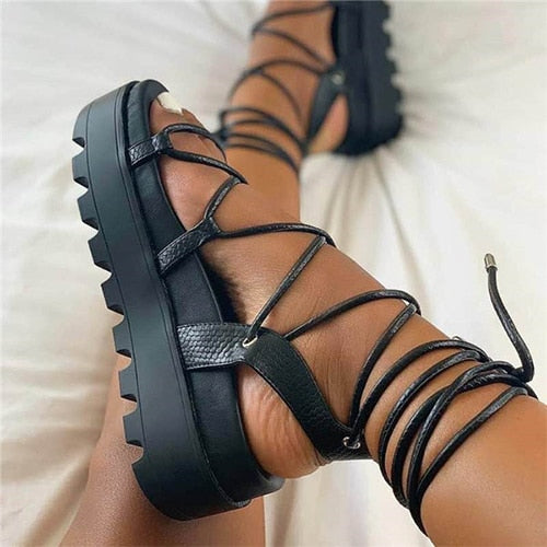 Gladiator Platform Sandal