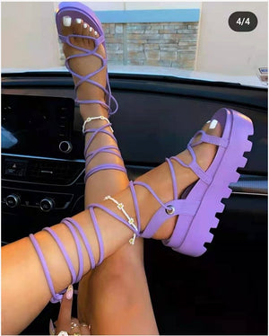 Gladiator Platform Sandal