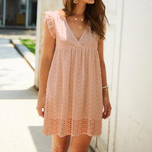 Short Ruffle Summer Dress