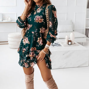 Women Chiffon Floral Dress