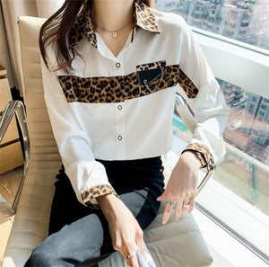 Long Sleeve Lapel  Top