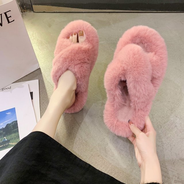 Winter Fur Slippers