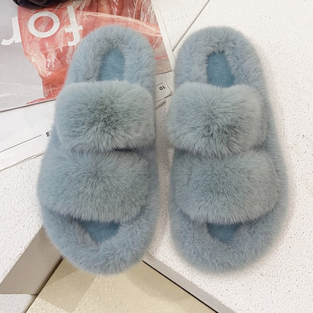 Winter Fur Slippers