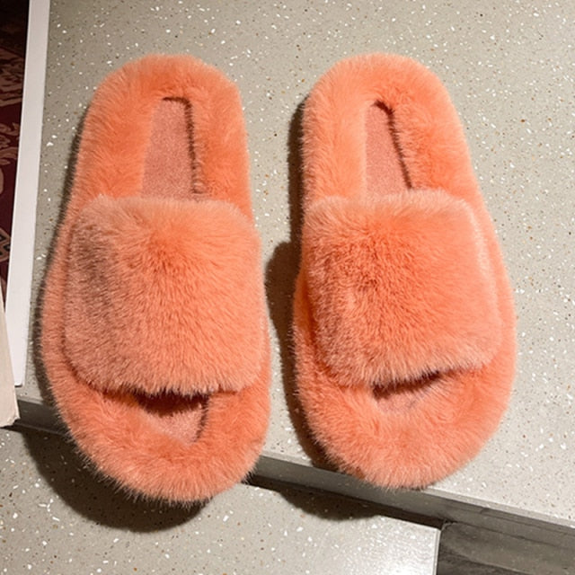 Winter Fur Slippers