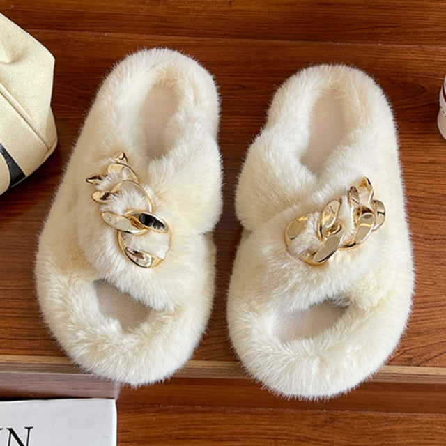 Winter Fur Slippers