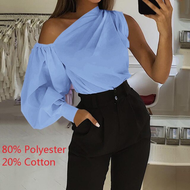 Long Sleeve  Shoulder  Top