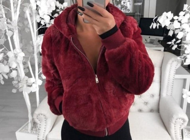 Women Winter Faux Fur Coat