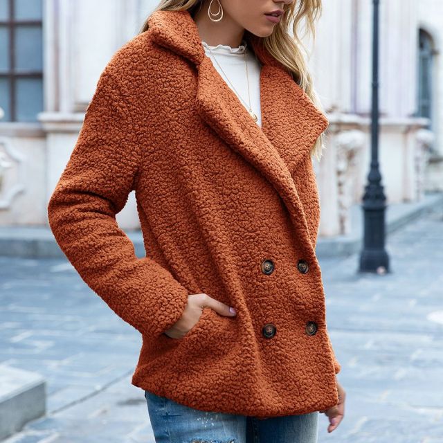 Thick Faux Fur Coat