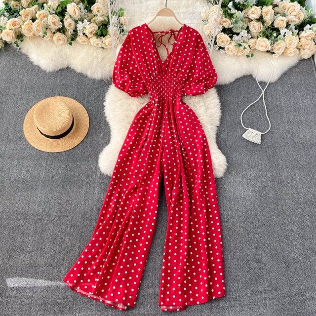 Sexy Polka Dot Jumpsuit